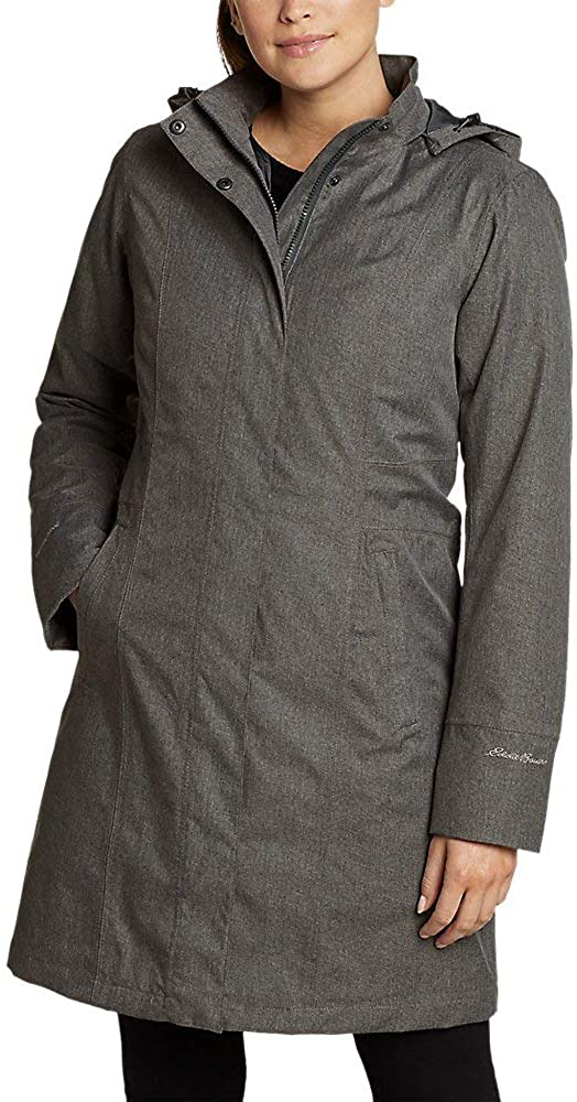 Price:$137.40    Eddie Bauer Women's Girl On The Go Insulated Trench Coat  Clothing