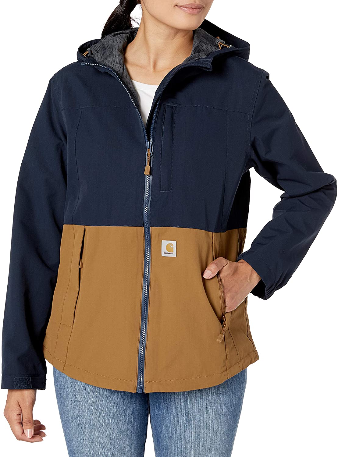 Price:$92.58    Carhartt Women's Oj039 Sd HDD Mdwght Jacket  Clothing