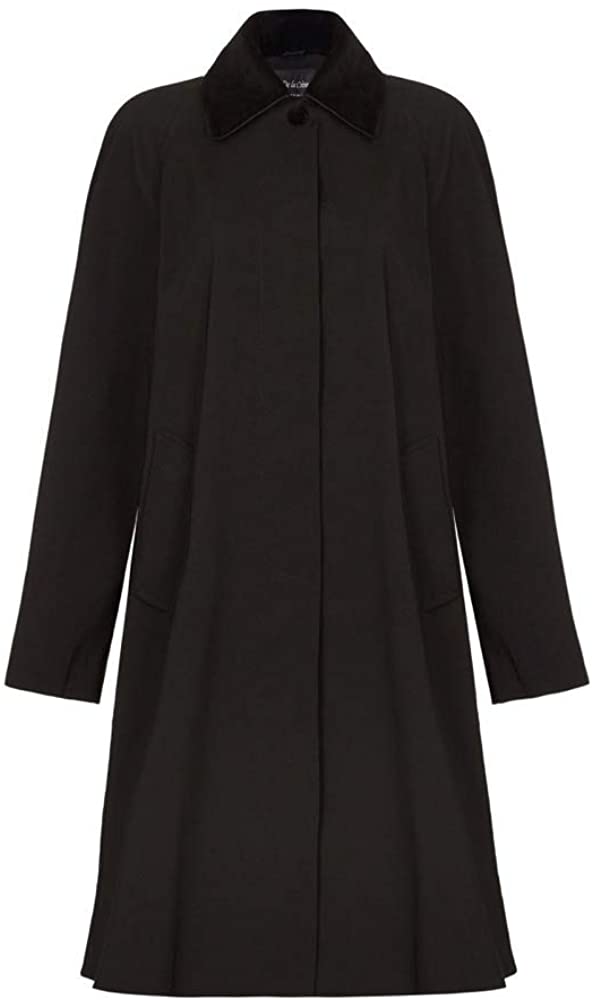 Price:$99.99    De La Creme - Beige Womens Swing Raincoat Velvet Collar  Clothing