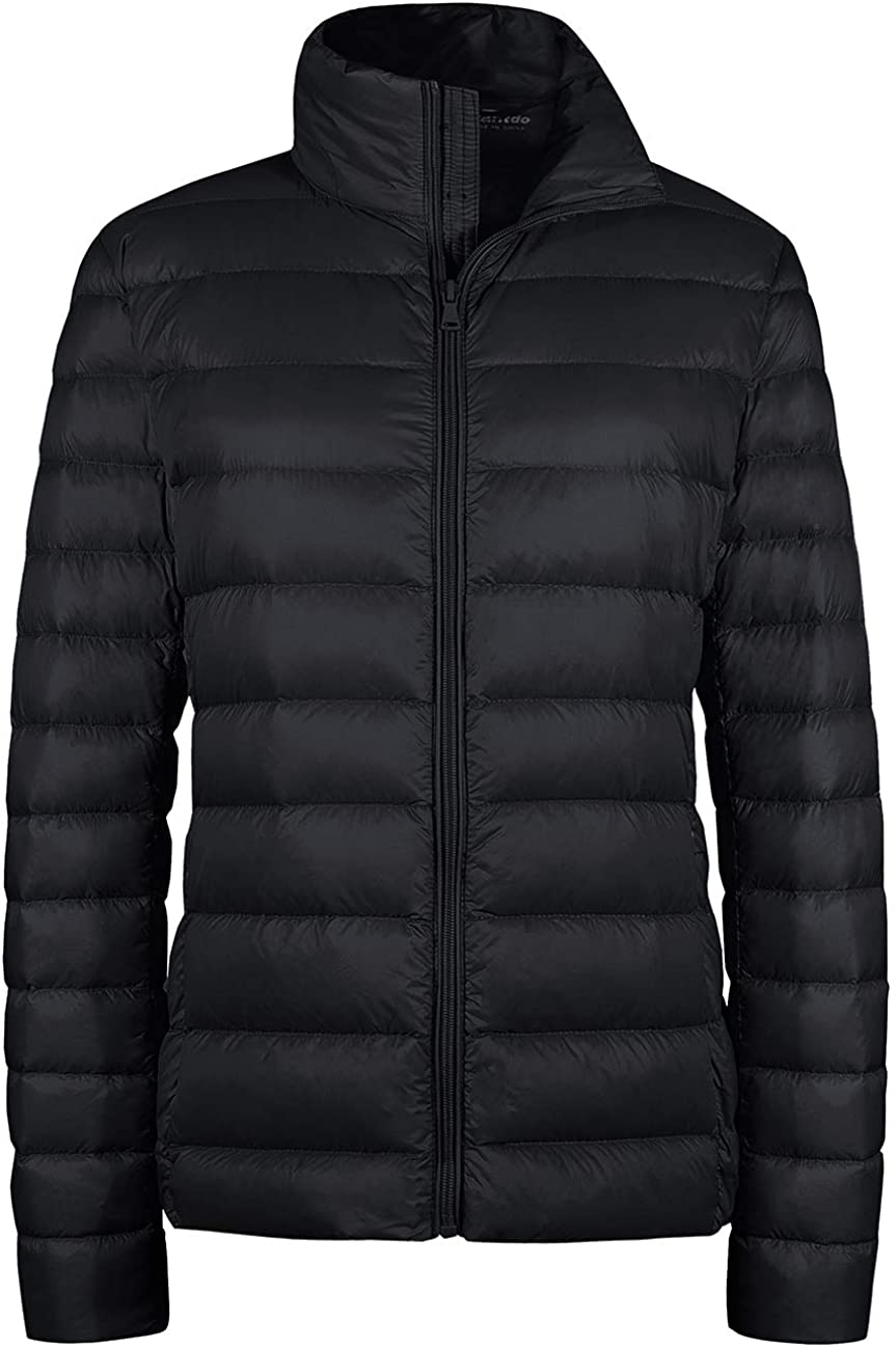 Price:$27.34    Wantdo Women's Packable Ultra Light Weight Short Down Jacket  Clothing