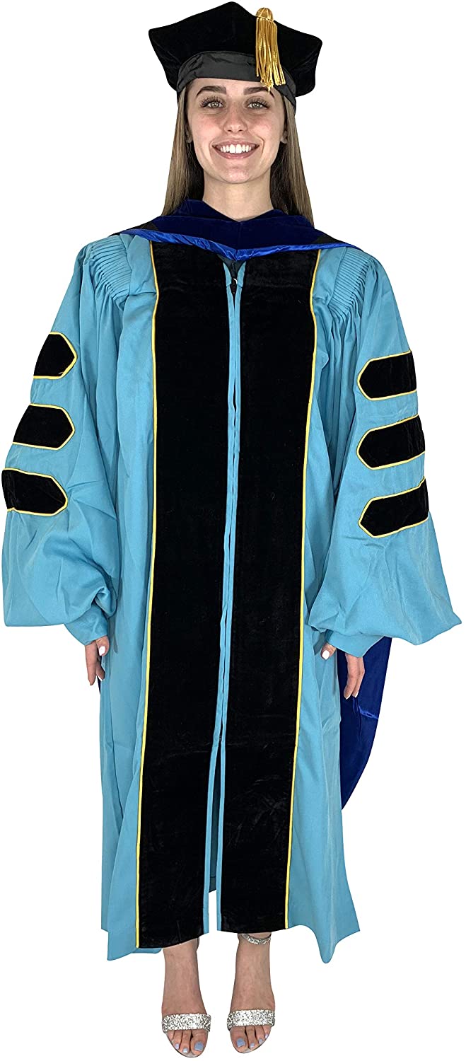 Price:$194.99    Cappe Diem Doctoral Gown, Hood, and Tam Set  Clothing