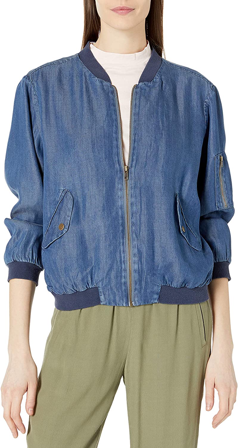 Price:$273.69 3J WORKSHOP Women's Bomber Jacket at Amazon Women's Coats Shop