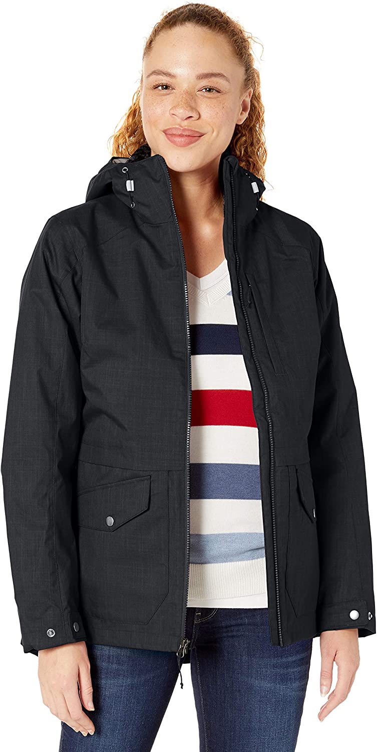 Price:$60.30    Columbia Women’s Mount Erie Interchange Winter Jacket, Waterproof & Breathable  Clothing