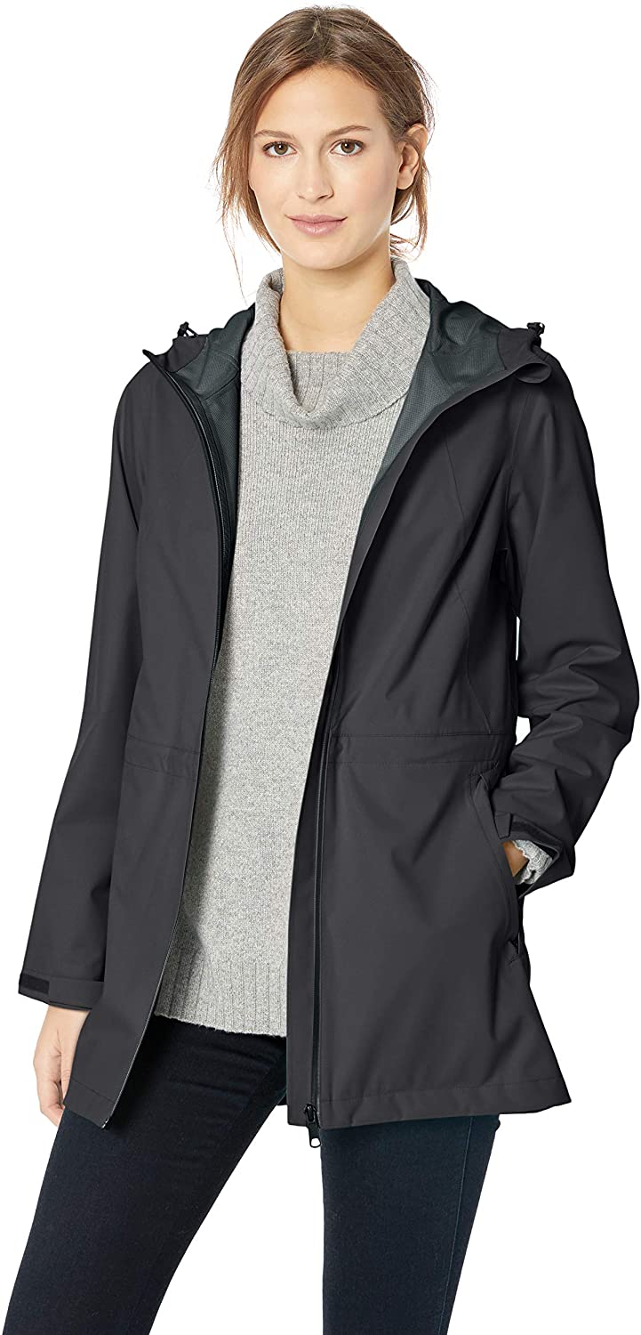 Price:$38.33    Amazon Essentials Women's Waterproof Rain Jacket  Clothing
