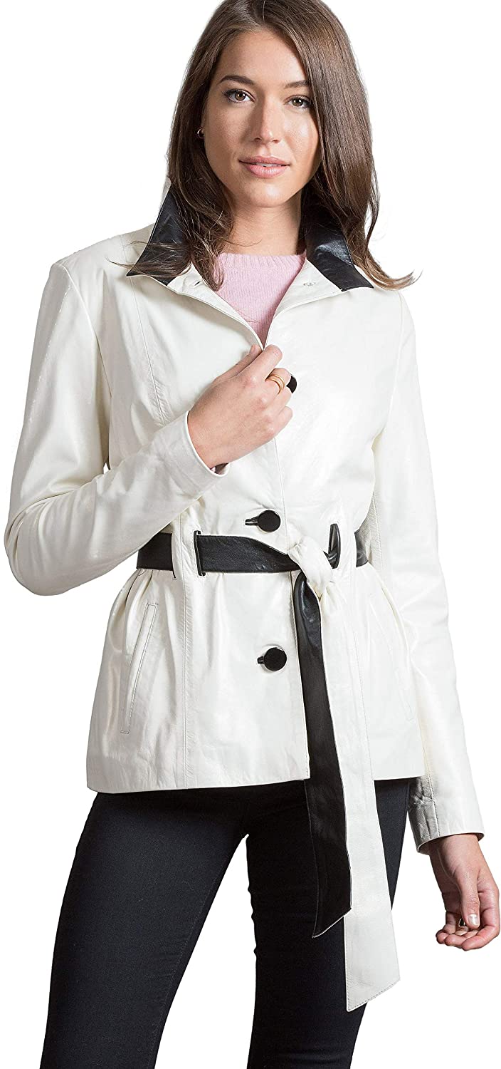 Price:$495.00 Tribeca Spanish Lambskin Leather Coat at Amazon Women's Coats Shop