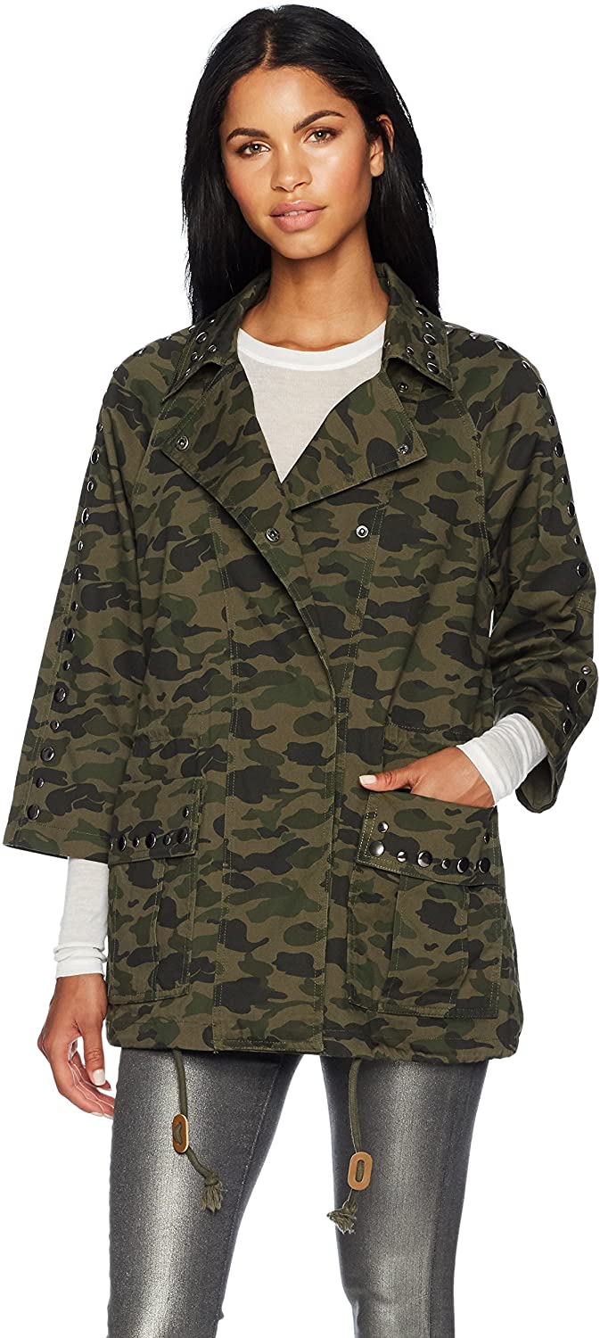 Price:$332.26    Rebecca Minkoff Women's Monarda Coat, Camoflage, M  Clothing