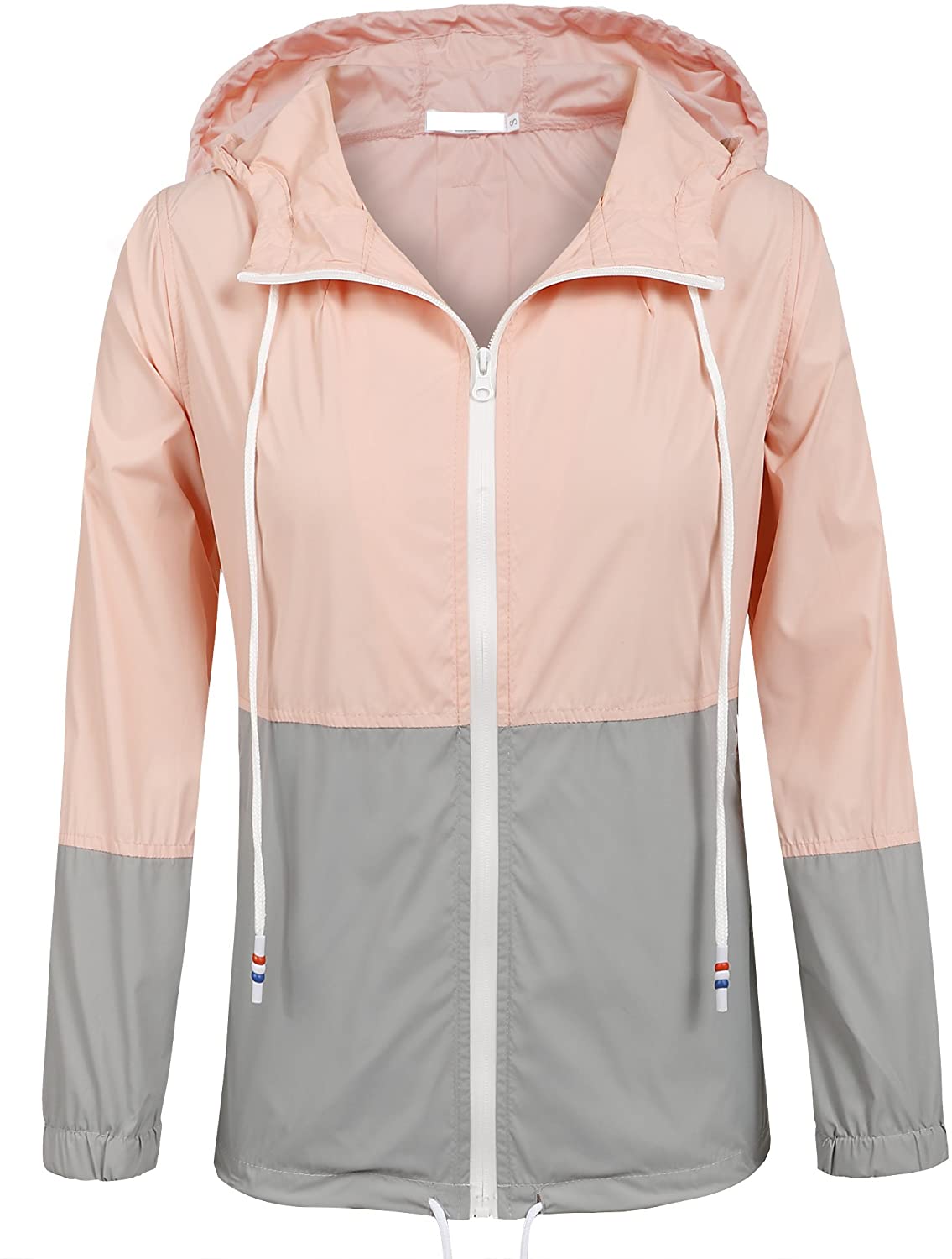 Price:$9.99    SoTeer Women's Waterproof Raincoat Outdoor Hooded Rain Jacket Windbreaker (15 Colors S-XXL)  Clothing