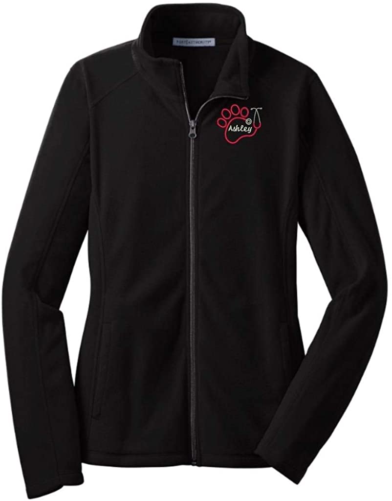 Price:$39.95 Vet Tech Paw Stethoscope Full Zip Microfleece Jacket at Amazon Women's Coats Shop