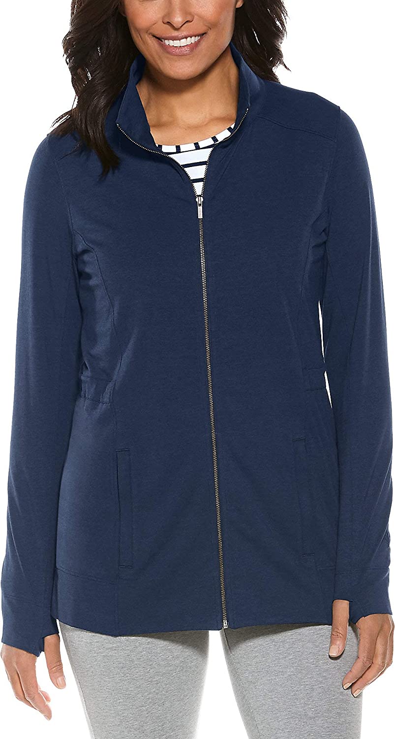 Price:$80.99 Coolibar UPF 50+ Women's Cruise Jacket - Sun Protective at Amazon Women's Coats Shop