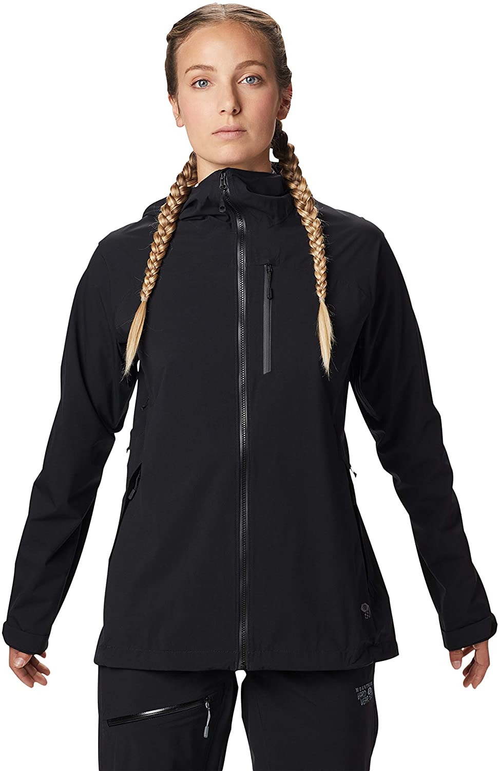 Price:$99.98     Mountain Hardwear Women’s Stretch Ozonic Jacket for Hiking and Everyday   Clothing