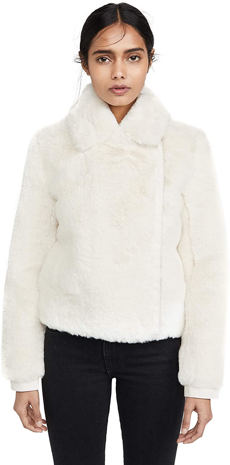 Price:$214.00    J Brand Women's Isleen Faux Fur Jacket  Clothing