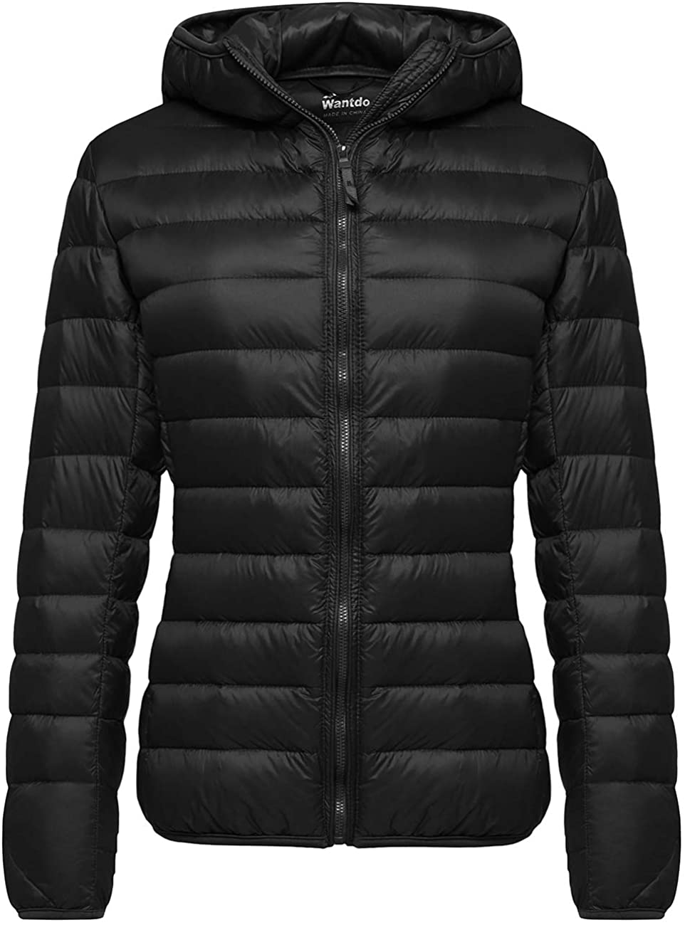 Price:$56.97    Wantdo Women's Hooded Packable Ultra Light Weight Short Down Jacket  Clothing