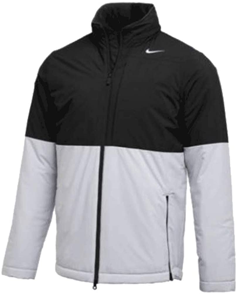 Price:$195.00    Nike Shield Heavyweight Jacket Black/Silver Size Medium  Clothing