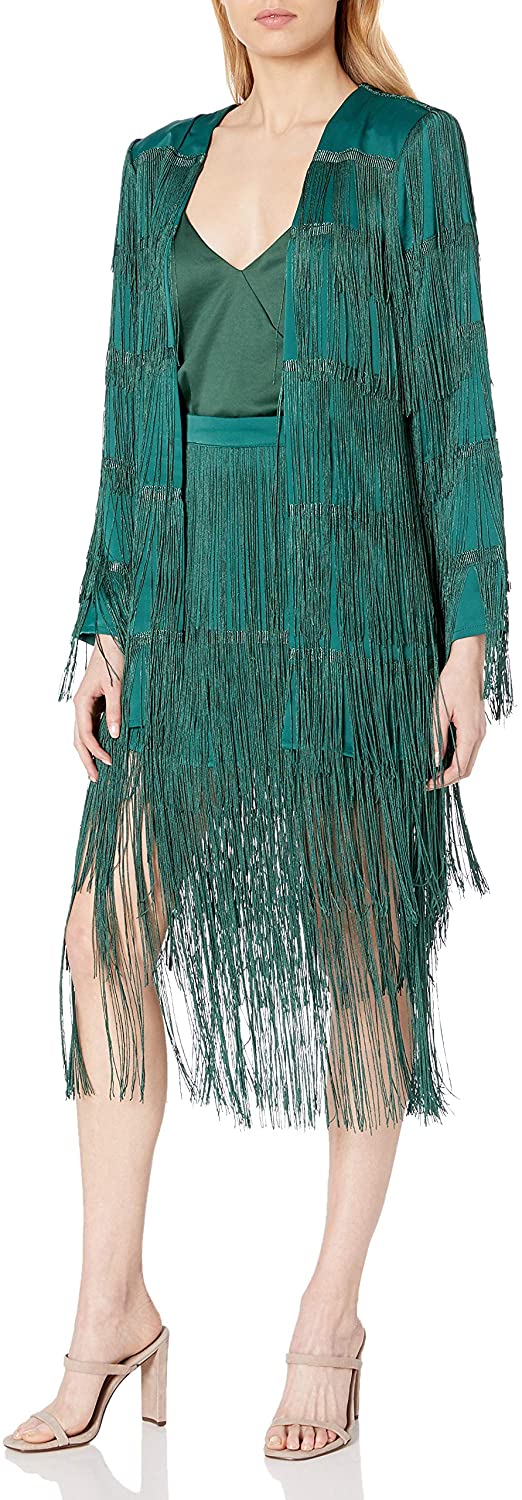 Price:$348.00    House of Harlow 1960 Women's Ramsey Fringe Jacket  Clothing