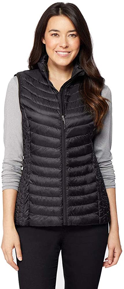 Price:$27.99 32 DEGREES Womens Ultra-Light Down Packable Vest at Amazon Women's Coats Shop