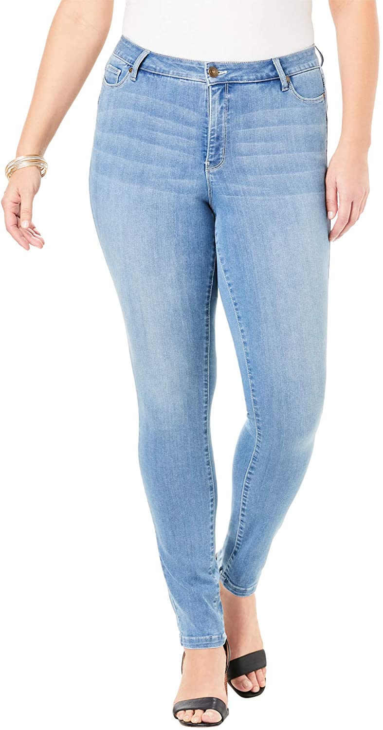 Price:$23.05 Roamans Women's Plus Size The Sculpt Jean by Denim 24/7 at Amazon Women's Jeans store