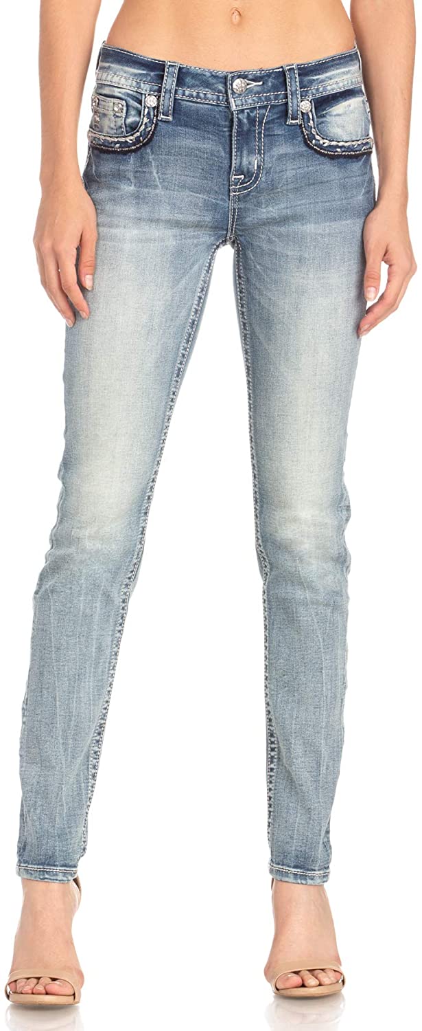 Price:$82.84    Miss Me - Womens Hailey M5012S51 Skinny Jeans  Clothing