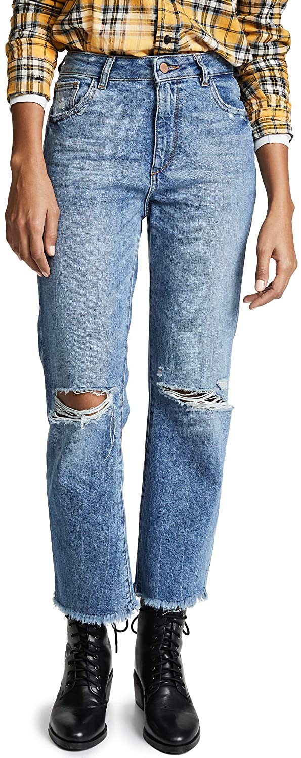 Price:$33.32    DL1961 Women's Jerry High Rise Vintage Straight Jeans  Clothing