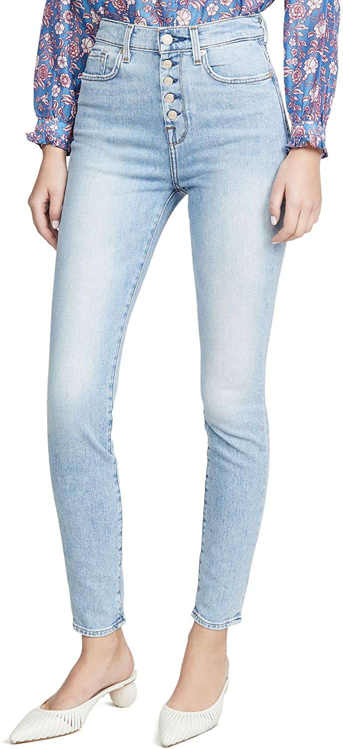 Price:$136.50    7 For All Mankind Women's High Rise Skinny Jeans  Clothing