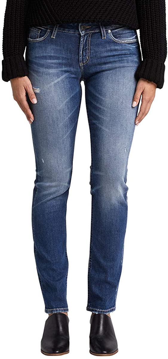 Price:$22.10    Silver Jeans Co. Women's Suki Straight  Clothing