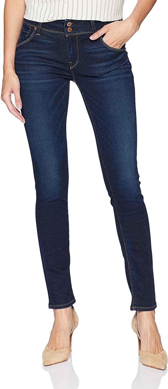 Price:$69.95 Hudson Jeans Women's Collin Mid-Rise Skinny Fit Back Flap Pocket Jean at Amazon Women's Jeans store