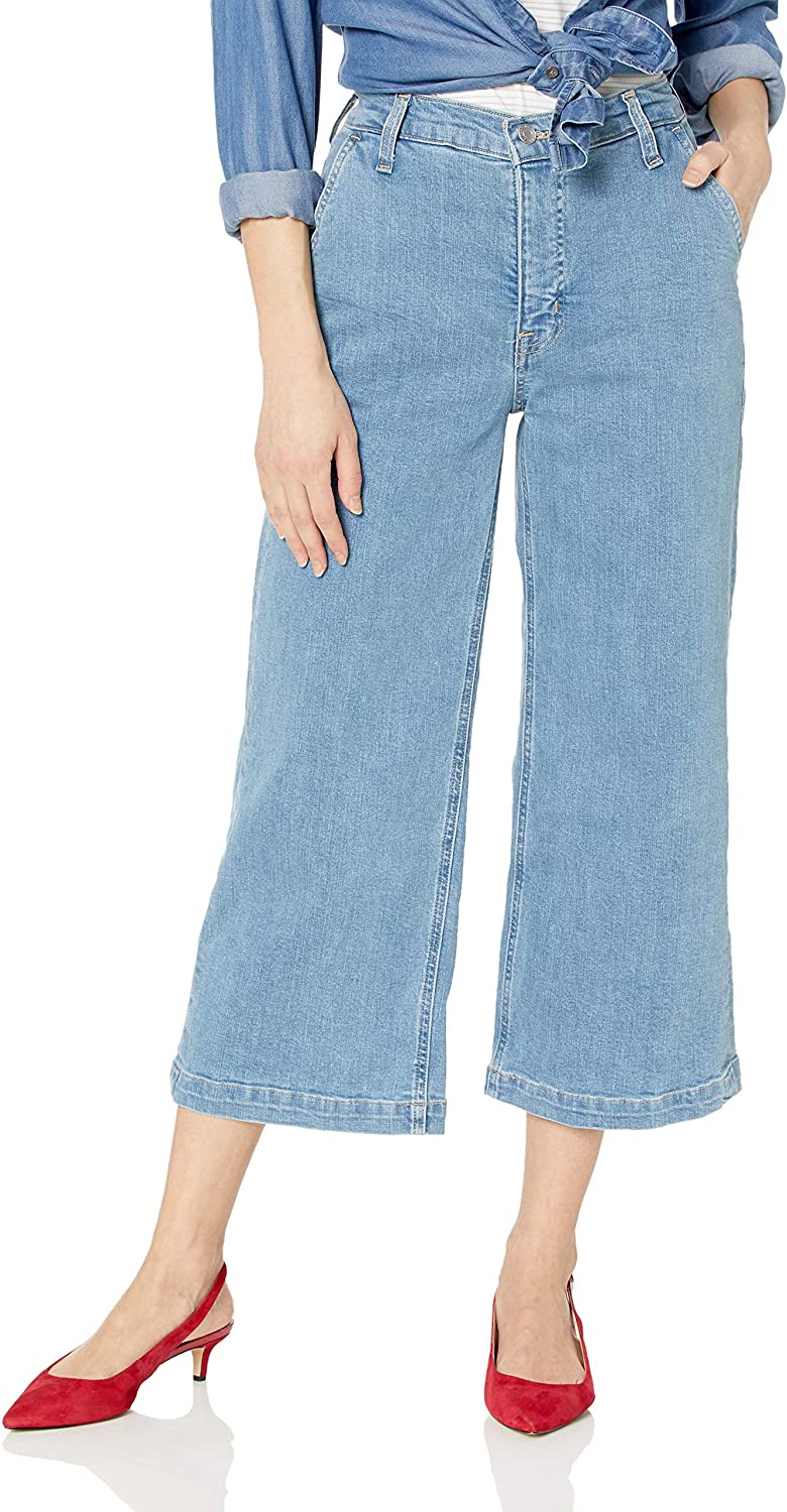 Price:$17.06 J.Crew Mercantile Women's 10" High-Rise Wide Leg Jean at Amazon Women's Jeans store