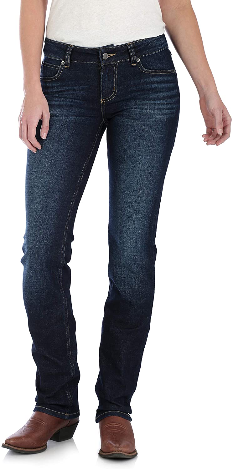 Price:$35.93 Wrangler Go-to Straight Silverton Jeans at Amazon Women's Jeans store