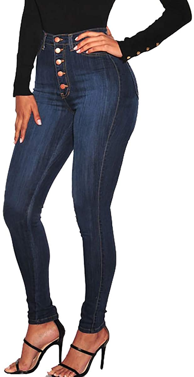 Price:$26.99 VICVIK High Waisted Sexy Skinny Jeans for Women Slim Big Hip Jeans High Waisted Stylish Denim Pants at Amazon Women's Jeans store