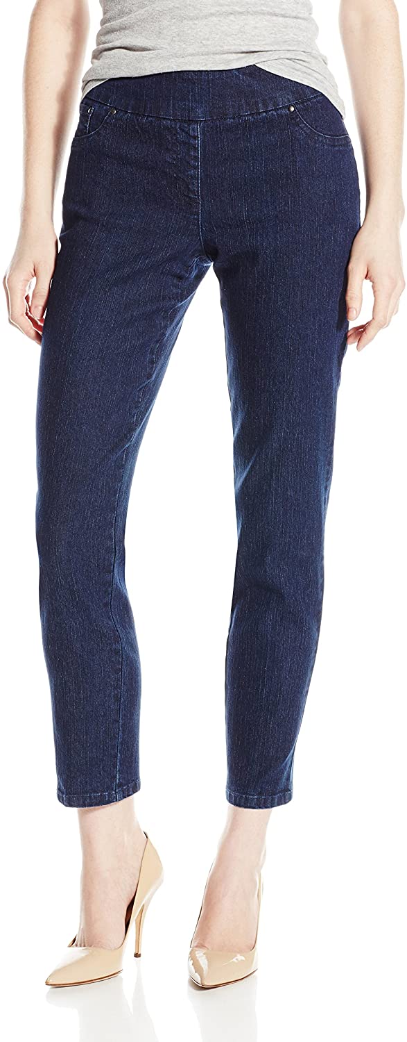 Price:$23.17    Ruby Rd. Women's Petite Pull-on Extra Stretch Denim Jean  Clothing