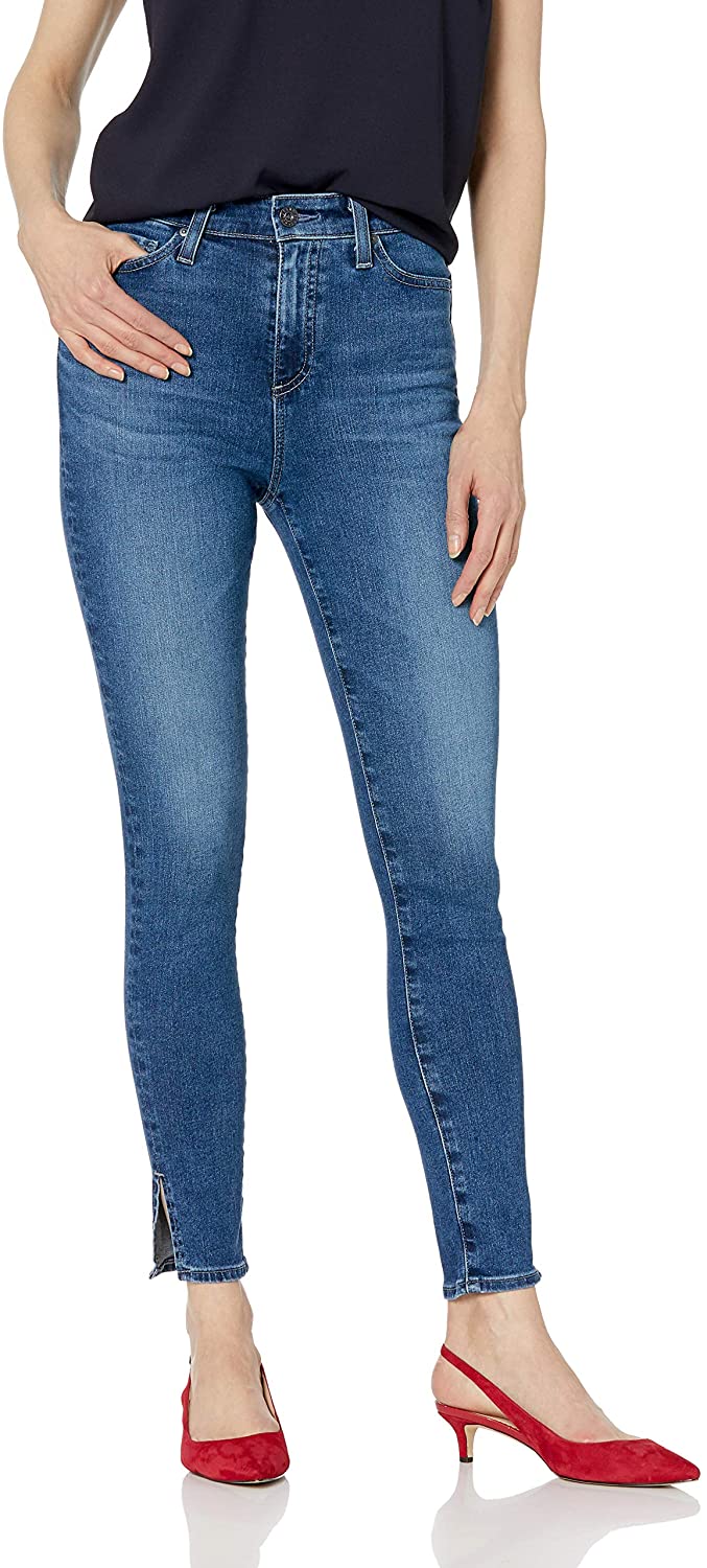 Price:$151.53    AG Adriano Goldschmied Women's Mila Super High-Rise Skinny Ankle  Clothing