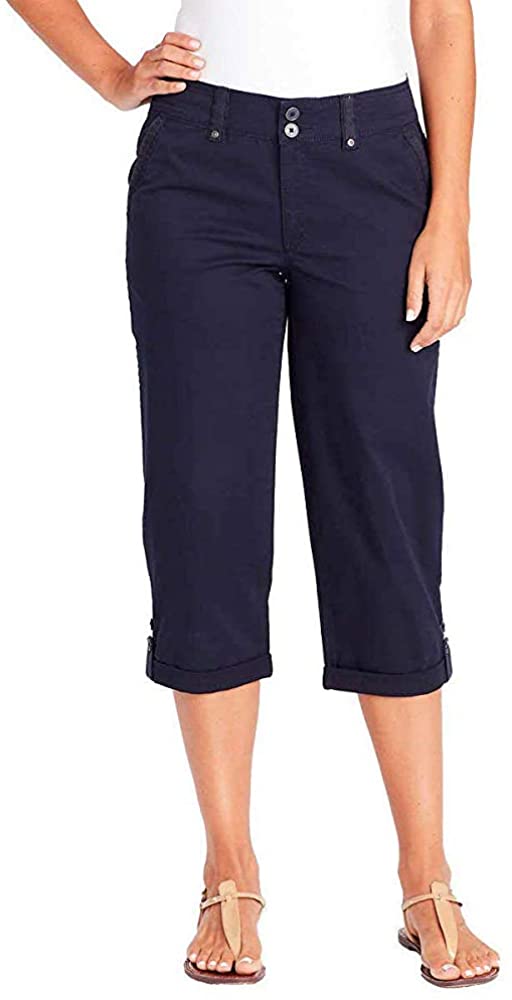 Price:$7.94 Gloria Vanderbilt Ladies' Roll Cuff Capri at Amazon Women's Jeans store