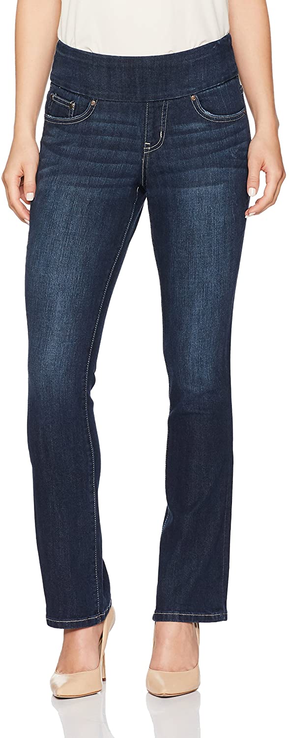 Price:$39.49    Jag Jeans Women's Petite Paley Pull on Bootcut Jean  Clothing