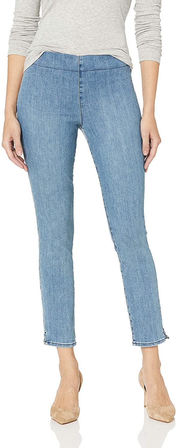 Price:$49.40 NYDJ Women's Pull-On Skinny Ankle w/Side Slit in Aquino at Amazon Women's Jeans store