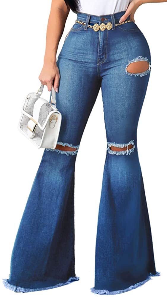 Price:$29.99 LaiyiVic Women's Juniors Camouflage Distressed Jeans Skinny Ripped Denim Pants at Amazon Women's Jeans store