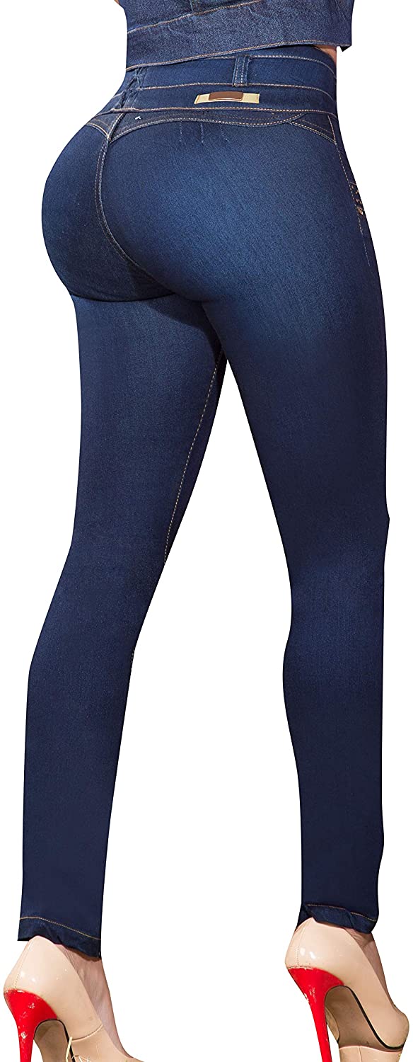 Price:$44.99 ARANZA Pantalones Colombianos Levanta Cola Butt Lifting Colombian Jeans Mid Rise at Amazon Women's Jeans store