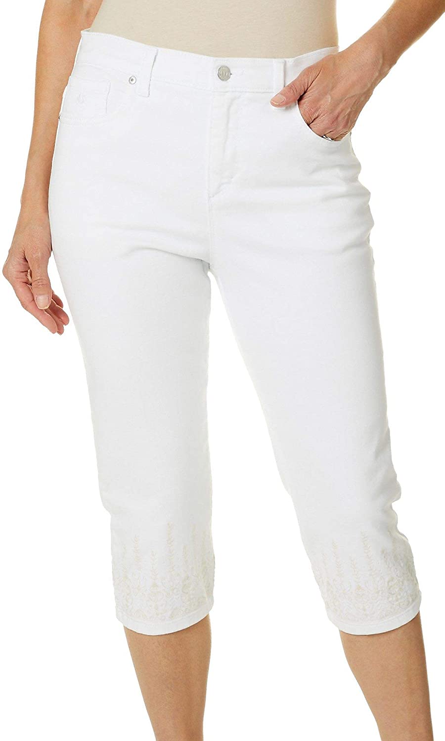 Price:$24.00 Gloria Vanderbilt Women's Amanda Capri Jeans at Amazon Women's Jeans store