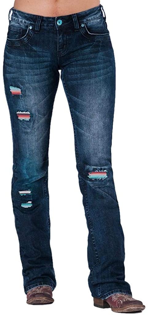 Price:$99.49 Cowgirl Tuff Serape Soul Dark Jean at Amazon Women's Jeans store