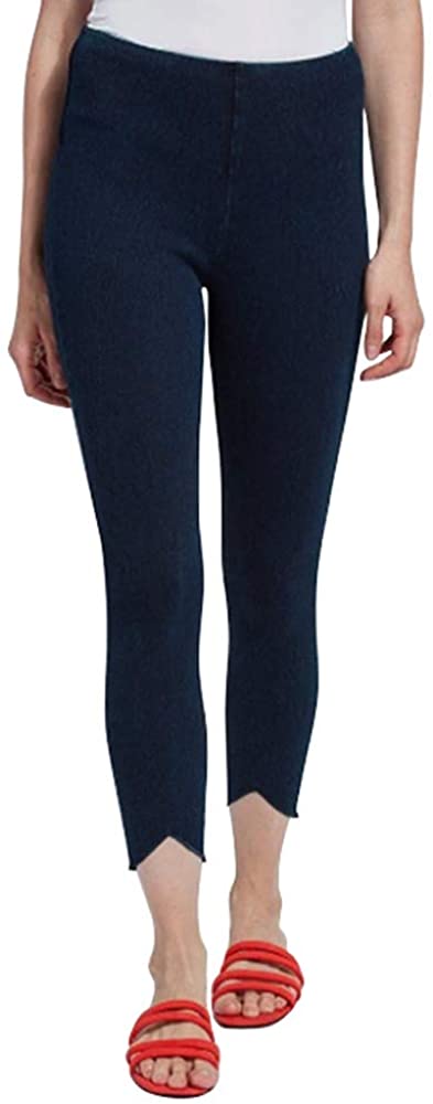 Price:$88.00 Lysse Women's Lynette Scallop Edge Denim Jeans at Amazon Women's Jeans store