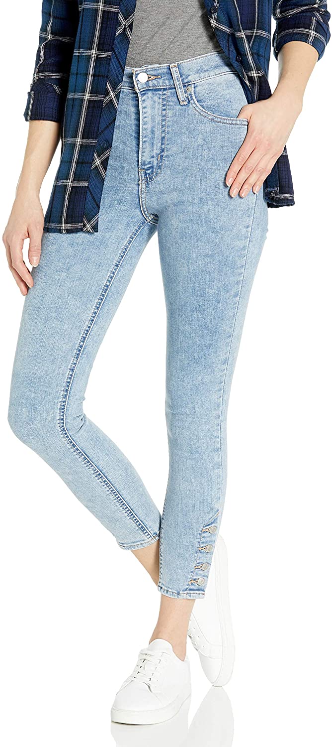 Price:$50.46 Levi's Women's Mile High Button Hem Ankle Jeans at Amazon Women's Jeans store