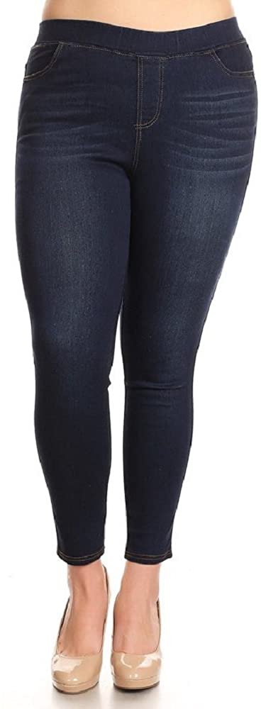 Price:$9.98 Women's High Waisted Stretchy Pull-On Skinny Denim Jegging & Bermuda Shorts at Amazon Women’s Clothing store