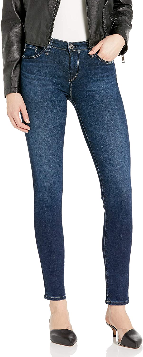 Price:$143.51    AG Adriano Goldschmied Women's Prima Mid-Rise Cigarette Leg Jean  Clothing