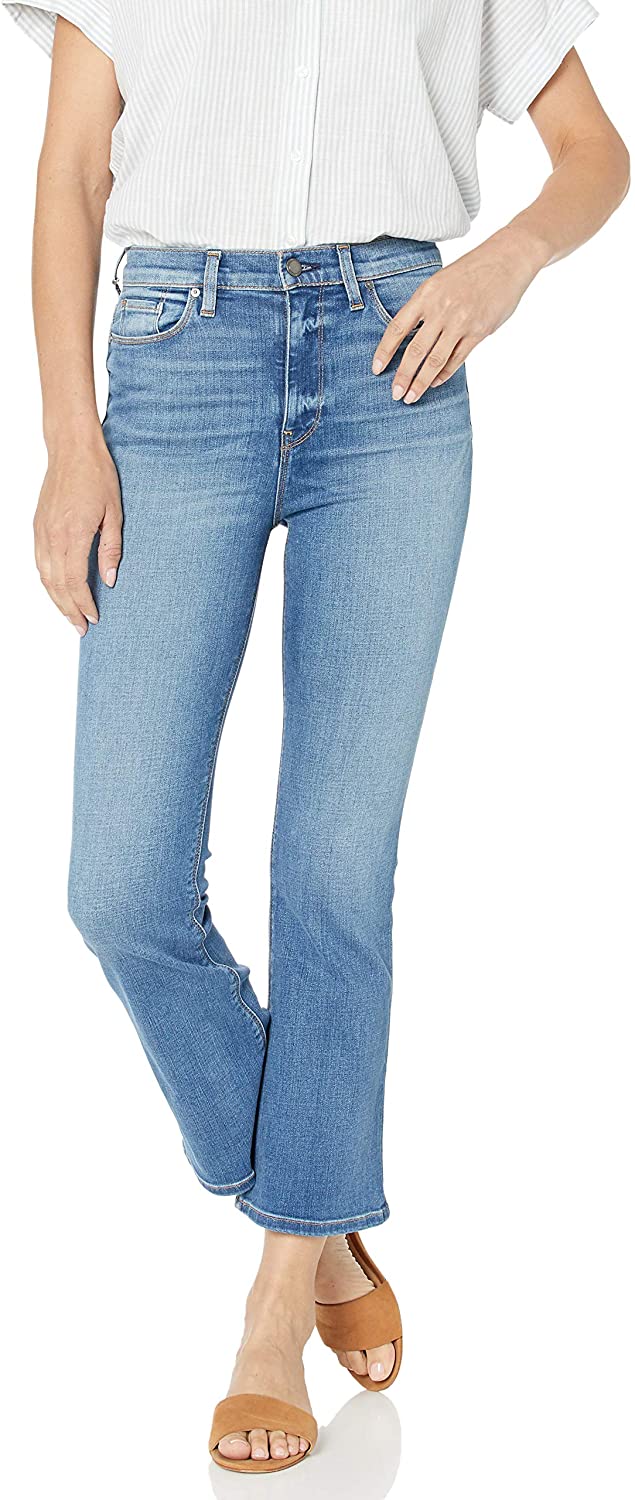 Price:$38.08 Hudson Jeans Women's Holly High Rise Crop Flare 5 Pocket Jean at Amazon Women's Jeans store