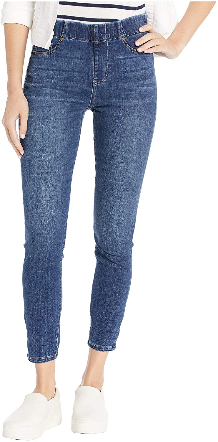 Price:$89.00 Liverpool Women's Chloe Pull-On Crop Skinny in Edgewater at Amazon Women's Jeans store