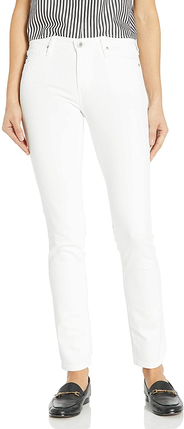 Price:$98.00    AG Adriano Goldschmied Women's Prima Mid-Rise Cigarette Jean  Clothing