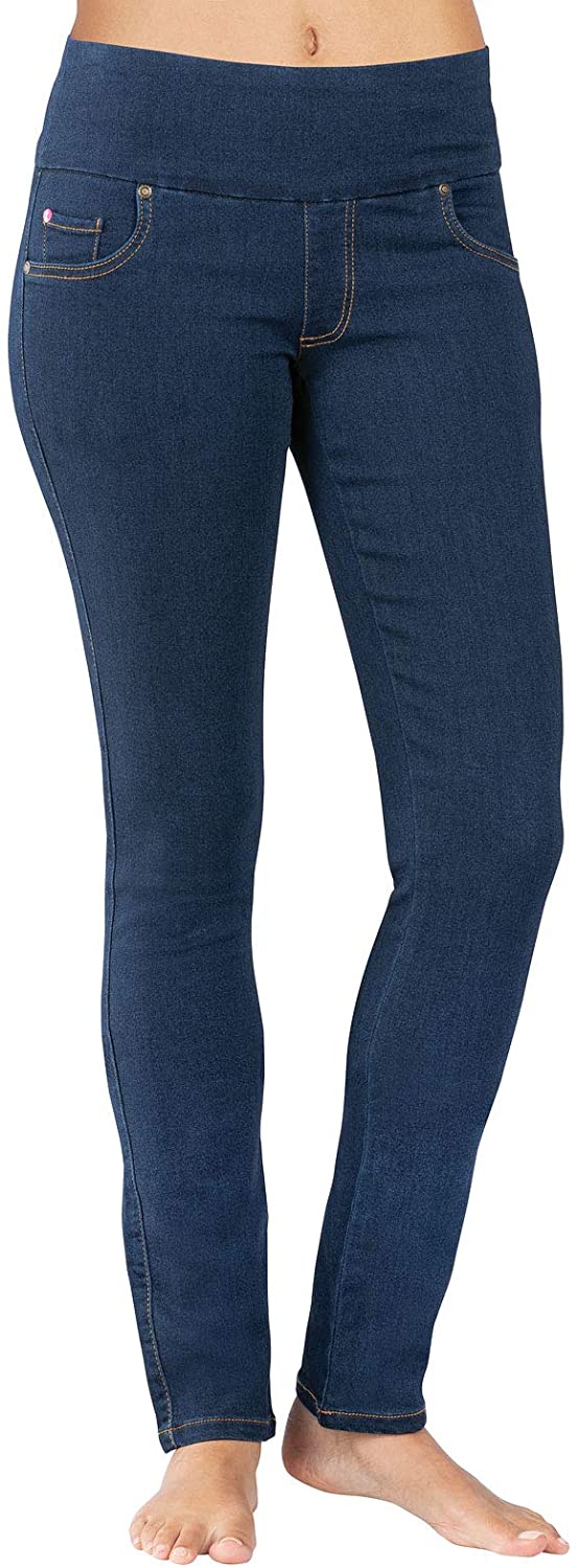Price:$49.99 PajamaJeans Womens Tummy Control Jeans - Slimming Jeans, Indigo at Amazon Women's Jeans store