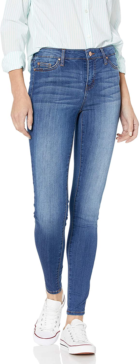 Price:$19.99 Celebrity Pink Jeans Women's Infinite Stretch Mid Rise Skinny Jean, Kings of Leon MD, 3 at Amazon Women's Jeans store
