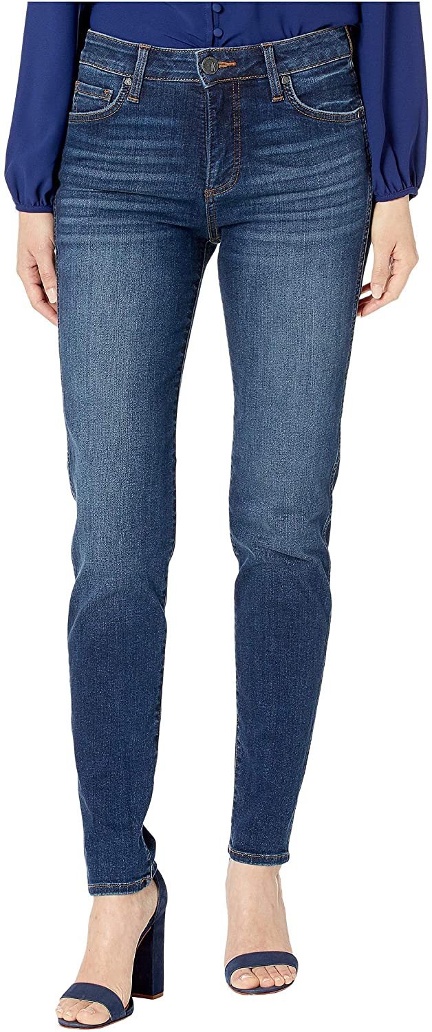 Price:$89.00 KUT from the Kloth Diana Fab Ab Skinny Leg in Busy Wash at Amazon Women's Jeans store