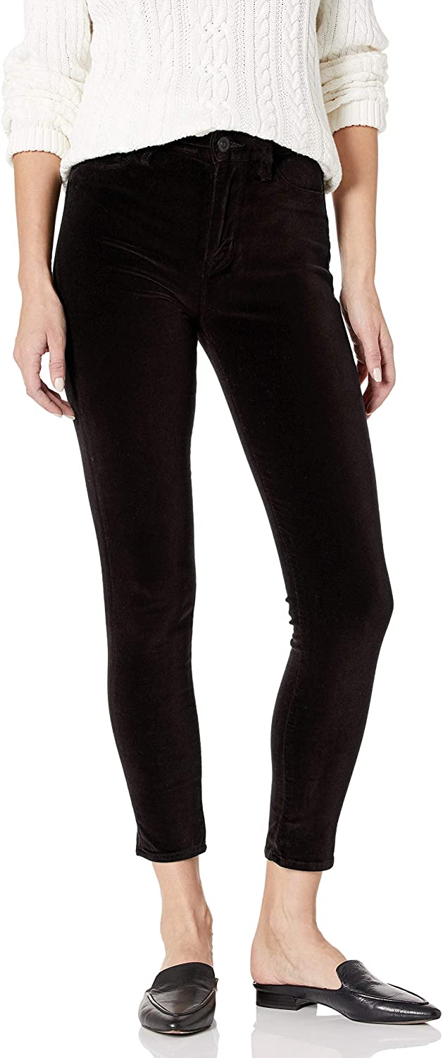 Price:$74.43 Hudson Jeans Women's Barbara High Waist Super Skinny Ankle Velvet Jean at Amazon Women's Jeans store