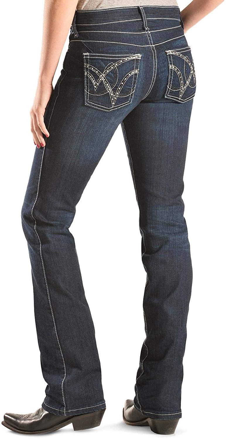 Price:$45.49 Wrangler Womens Q-Baby Booty Up Jeans at Amazon Women's Jeans store
