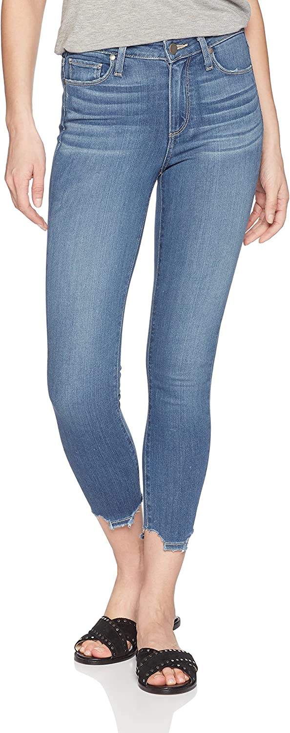 Price:$199.65    PAIGE Women's Hoxton Crop Jeans, Lived in Henderson, 27  Clothing